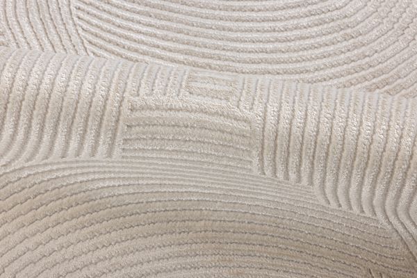 Турецкий ковер из бамбукового шёлка и акрила «MILANO CASA» PM68A-CRE 80 x 150 см