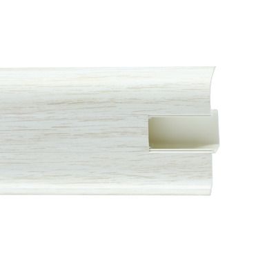 Плинтус ПВХ WINART Арт 850 Дуб Белый 58×21×2500мм