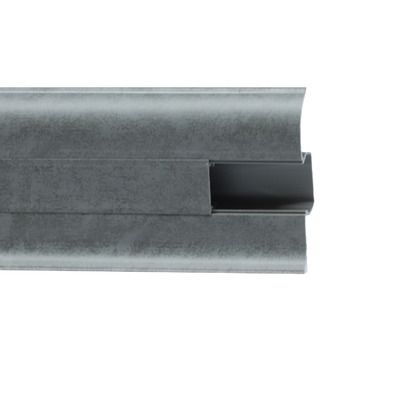 Плинтус ПВХ WINART Арт 858 Мрамор Тёмный 58×21×2500мм