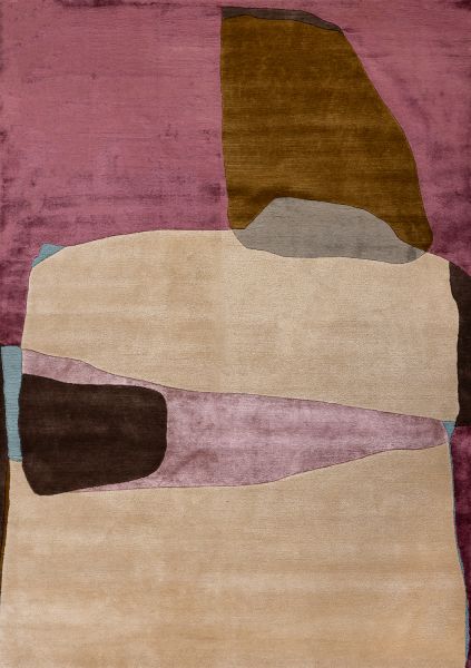 Индийский ковер из шерсти, шёлка и эвкалиптового шёлка «TECTONIC» D1-C5 175 x 248 см Индийский ковер из шерсти, шёлка и эвкалиптового шёлка «TECTONIC» D1-C5 175 x 248 см