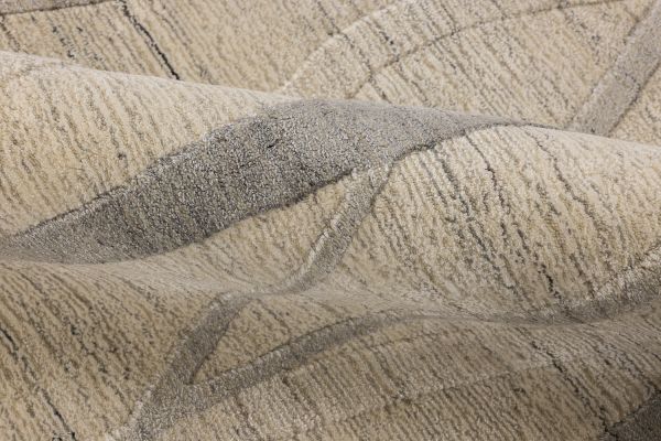 Индийский ковер из арт-шёлка и шерсти «EVEREST» 2023194-ROCK 163 x 241 см