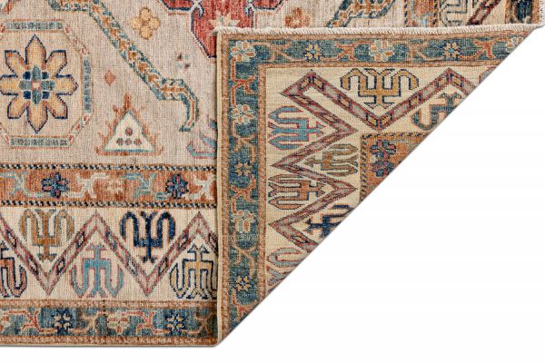 Пакистанский ковер из шерсти «KAZAK ROYAL» GRAY-IVORY(172x236) 172 x 236 см
