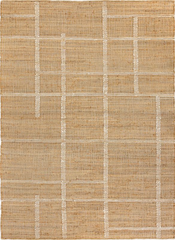 Индийский ковер из джута «JUTE» ZA424-WHITE-NATURAL 135 x 200 см Индийский ковер из джута «JUTE» ZA424-WHITE-NATURAL 135 x 200 см
