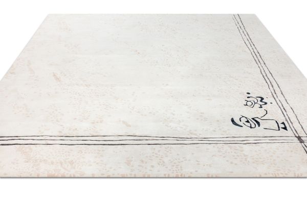 Индийский ковер из шерсти, арт-шёлка и хлопка «Art de Vivre by DETALI» design Irina Popova «ПРО ЛЮБОВЬ» 250 x 300 см