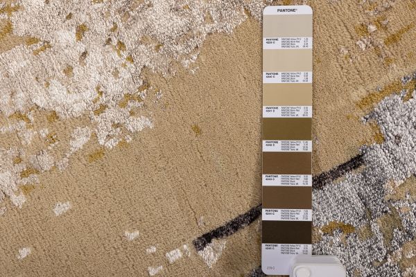 Индийский ковер из арт-шёлка и шерсти «SAN FRANCISCO» GOLD-LINES-2-GREY 169 x 238 см Индийский ковер из арт-шёлка и шерсти «SAN FRANCISCO» GOLD-LINES-2-GREY 169 x 238 см