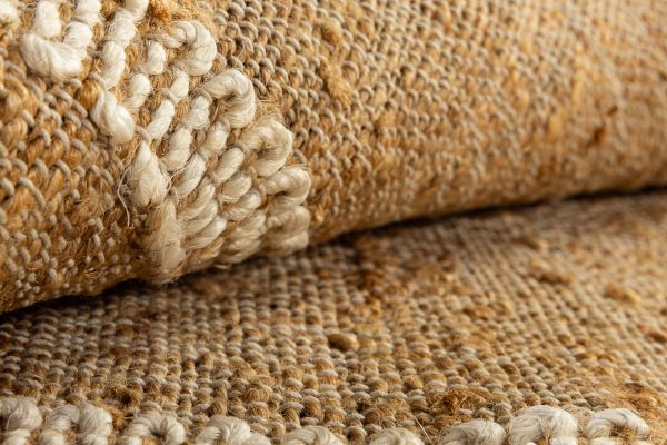 Индийский ковер из джута «JUTE» ZA424-WHITE-NATURAL 135 x 200 см Индийский ковер из джута «JUTE» ZA424-WHITE-NATURAL 135 x 200 см
