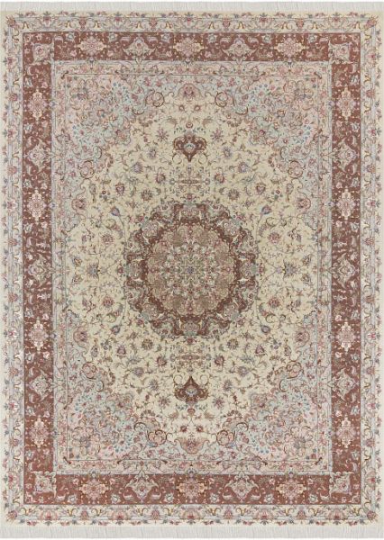 Иранский ковёр из шерсти и шёлка «TABRIZ IR» 10-405-IR