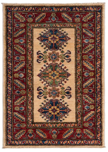 Пакистанский ковер из шерсти «KAZAK CLASSIC» IVR-RED(65X90) 65 x 90 см