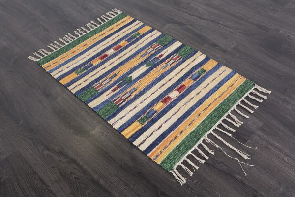 Индийский ковер из хлопка «KILIM COTTON» CT23-MIX 170 x 240 см