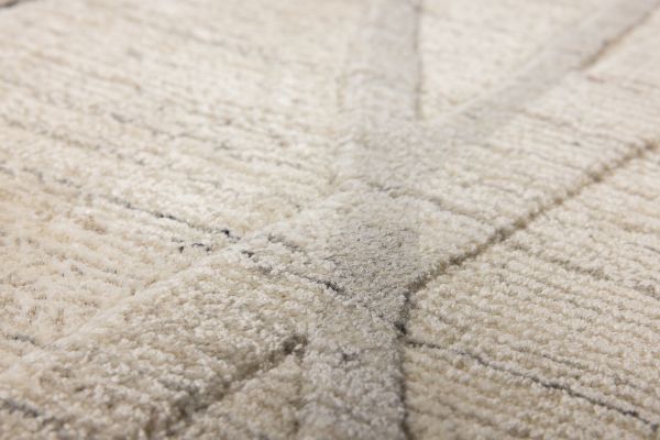 Индийский ковер из арт-шёлка и шерсти «EVEREST» 2023194-ROCK 163 x 241 см