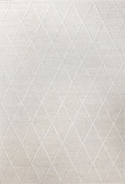 Индийский ковер из шерсти «COAST DIAMOND RUG» WHITE 120 x 170 см