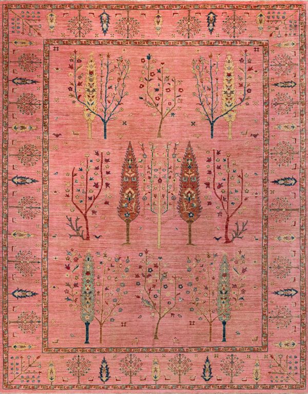 Пакистанский ковер из шерсти «SHAHI» PINK-PINK(236x299) 236 x 299 см Пакистанский ковер из шерсти «SHAHI» PINK-PINK(236x299) 236 x 299 см
