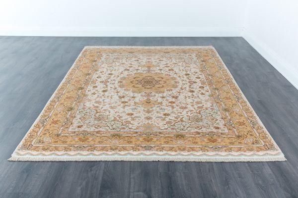 Иранский ковер из шерсти и шёлка «TABRIZ SHIRFAR» 9-370-IR 200 x 310 см