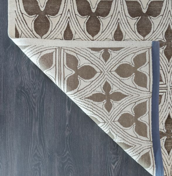 Непальский ковер из шерсти и шёлка «ART DECO RUGS» GOTHIC#1-GR(90415) 250 x 300 см