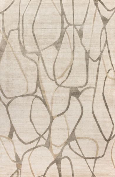 Индийский ковер из арт-шёлка и шерсти «EVEREST» 2023308-MOUSE 162 x 239 см Индийский ковер из арт-шёлка и шерсти «EVEREST» 2023308-MOUSE 162 x 239 см