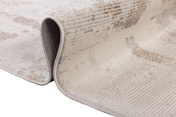 Турецкий ковер из полиэстера и полипропилена «PASTORAL» 32725A-CRE-CRE(Runner) 100 x 300 см