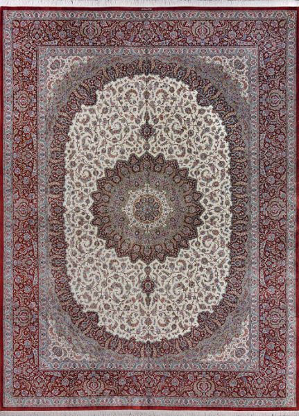 Иранский ковёр из шёлка «QOM» 10-523-IR