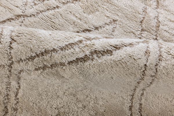 Турецкий ковер из полиэстера и полипропилена «MOROCCAN» 9616A-BN- BGE 80 x 150 см