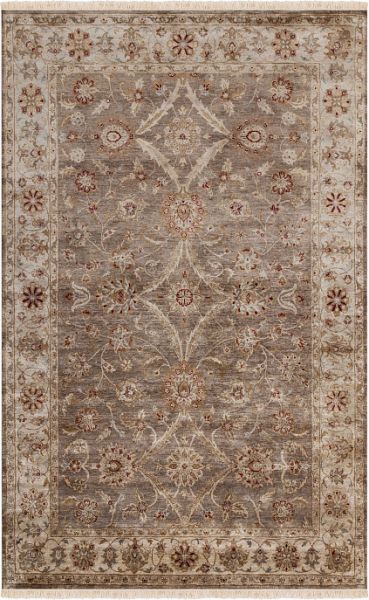 Индийский ковёр из шёлка «DIAMOND A.N.» AF7525-BRN-BGE