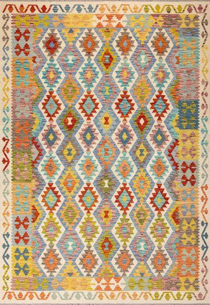 Пакистанский ковер из шерсти «KILIM» 23-795 206 x 296 см