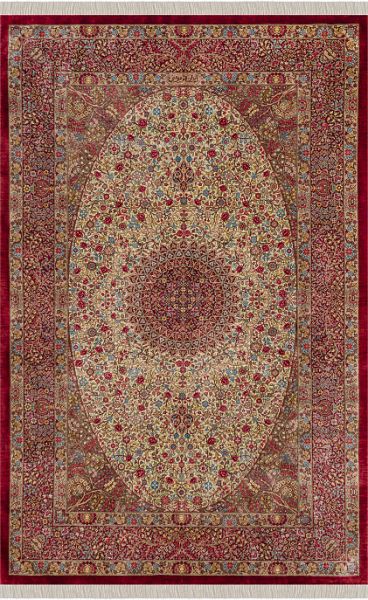 Иранский ковёр из шёлка «QOM» 10-325/S-IR
