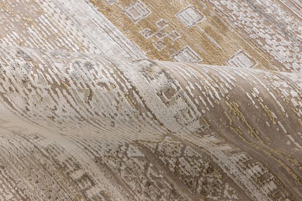 Турецкий ковер из эвкалиптового шёлка и акрила «EGOISTE» M634D-CRE-DBGE 160 x 230 см