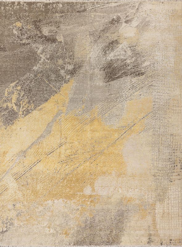 Индийский ковер из шерсти, шёлка и хлопка «HOLLYWOOD ART» CE9296A-CHARCOAL-YELLOW 278 x 365 см Индийский ковер из шерсти, шёлка и хлопка «HOLLYWOOD ART» CE9296A-CHARCOAL-YELLOW 278 x 365 см