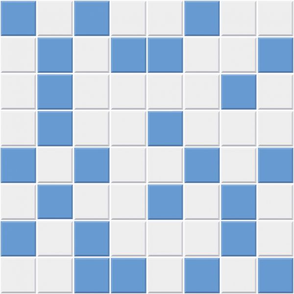 Мозаика Радуга 6 Мозаика 200*200 серо-синяя (1*5) 2020-49