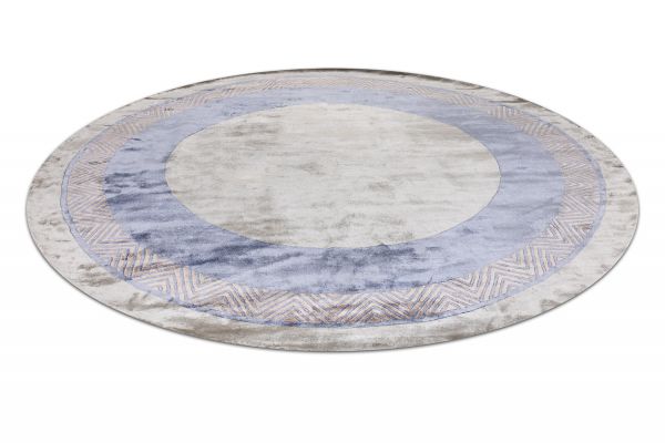 Индийский ковер из арт-шёлка «PRISMATIC» VISION-05-COLOR-3(Round) 240 x 240 см