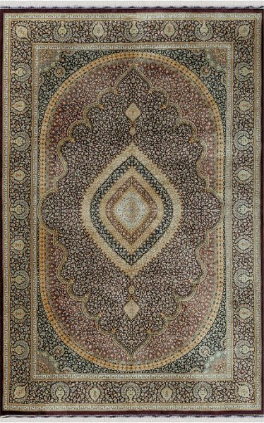 Иранский ковёр из шёлка «QOM» 12-578-IR