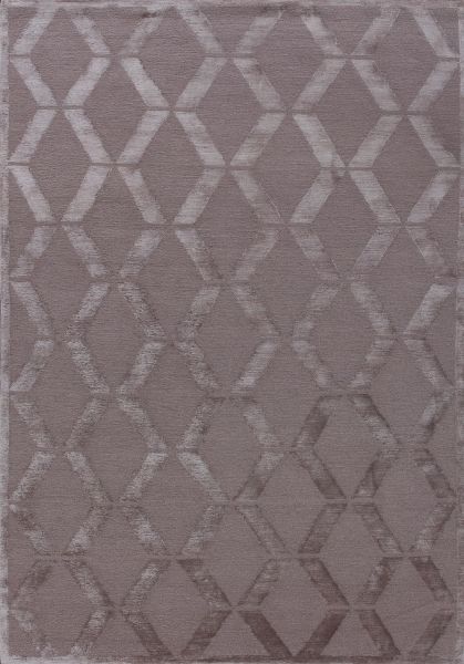 Непальский ковер из шерсти и эвкалиптового шёлка «ART DECO RUGS» RUBIK TAUPE(90534) 170 x 240 см