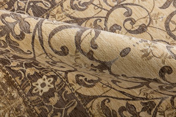 Бельгийский ковер из вискозы, акрила и хлопка «ELEGANT TAPESTRY» DIORA-BRN-7814 155 x 220 см