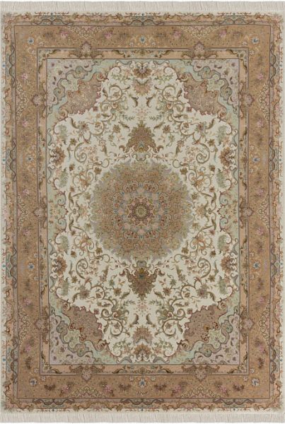 Иранский ковёр из шерсти и шёлка «TABRIZ SHIRFAR» 801-4019-IR