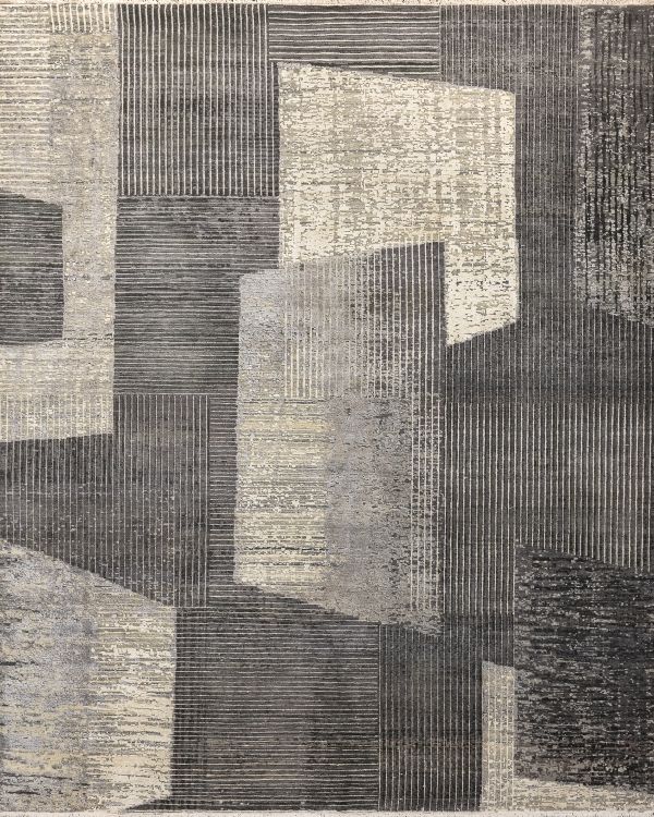 Индийский ковер из шерсти, шёлка и хлопка «HOLLYWOOD ART» CE6105-GREY 248 x 300 см Индийский ковер из шерсти, шёлка и хлопка «HOLLYWOOD ART» CE6105-GREY 248 x 300 см