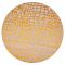 Бельгийский ковер из полиэфирного шёлка «MAD MEN» 9205-YELLOW-SCARAB(Round) 240 x 240 см