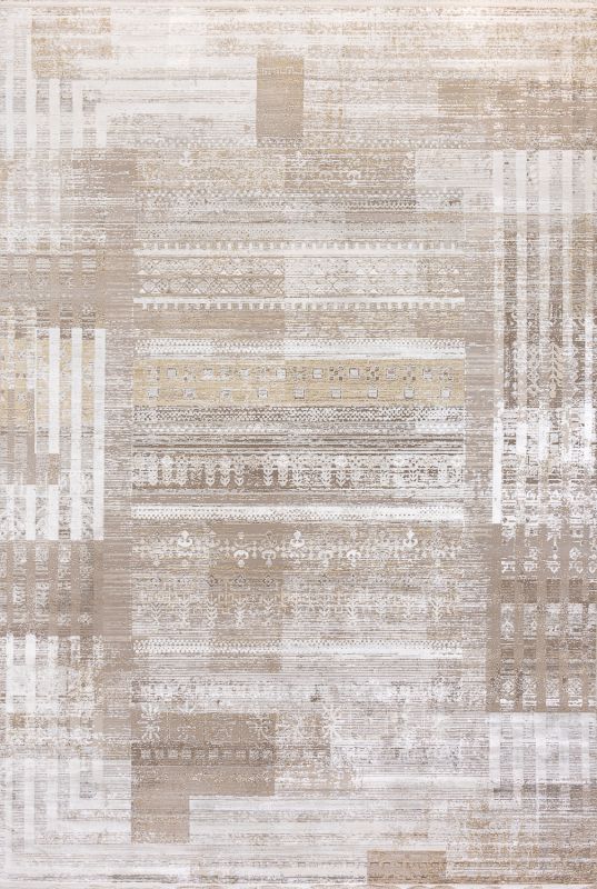 Турецкий ковер из эвкалиптового шёлка и акрила «EGOISTE» M634D-CRE-DBGE 160 x 230 см
