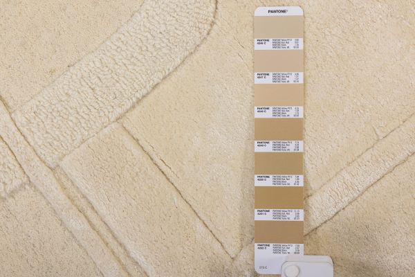 Индийский ковер из шерсти и эвкалиптового шёлка «VELVET MIRAGE» ARTE WHITE 200 x 300 см