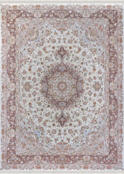 Иранский ковёр из шерсти и шёлка «TABRIZ 40» 11-441-IR