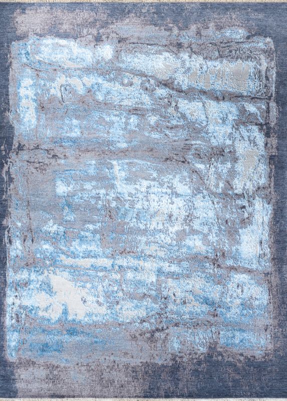 Индийский ковер из шерсти и шёлка «WEST HOLLYWOOD» BOR1-GREY-BLUE 292 x 400 см Индийский ковер из шерсти и шёлка «WEST HOLLYWOOD» BOR1-GREY-BLUE 292 x 400 см