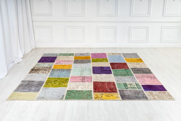 Турецкий ковер из шерсти «PATCHWORK RUG» BEST COLOR 252 x 301 см