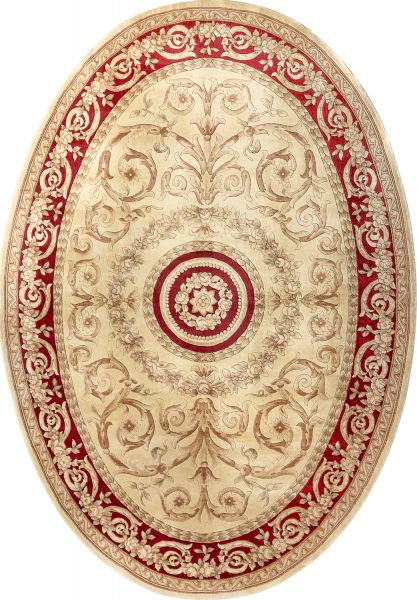 Китайский ковер из шерсти «SAVONNERIE EXCLUSIVE» UO814-F050-F072(Oval) 250 x 350 см