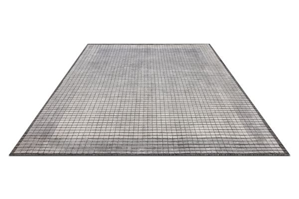 Индийский ковер из эвкалиптового шёлка, шерсти и хлопка «DOVE MODERN» SR09-GRY 200 x 290 см Индийский ковер из эвкалиптового шёлка, шерсти и хлопка «DOVE MODERN» SR09-GRY 200 x 290 см