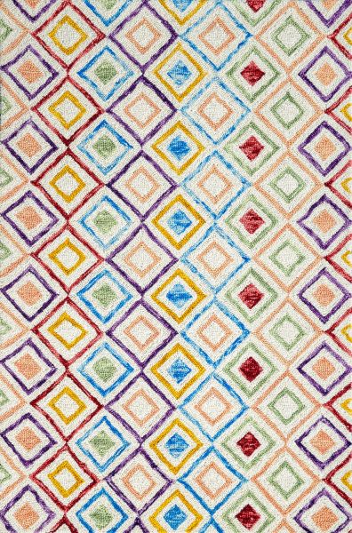 Индийский ковер из шерсти «VIBRANT» VIB01-IVORY 152 x 229 см