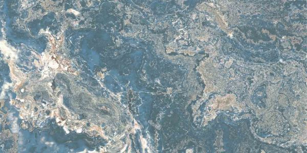 Керамическая плитка Ричмонд ПО 300*600 синяя низ люкс (0,18*9=1,62*32) ВКЗ (Волгоград)  для ванной комнаты