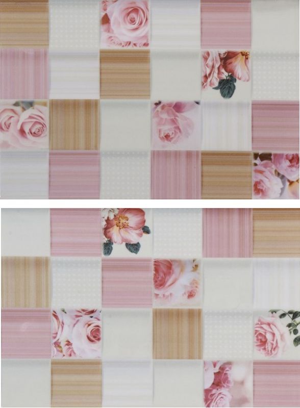 Романтика розовый низ 03 200*300 (1 сорт) (0,06*24=1,44*64)  Шахтинская плитка