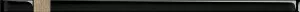 Бордюр настенный Effecta 25x600 стеклянный черный EFF-WGA011