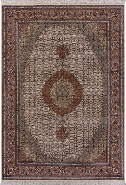 Иранский ковёр из шерсти и шёлка «TABRIZ MAHI» 13-38-IR