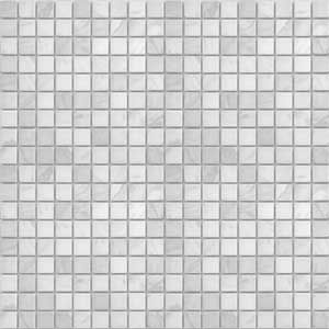 Мозаика Dolomiti Blanco 305x305x7 полированная белая