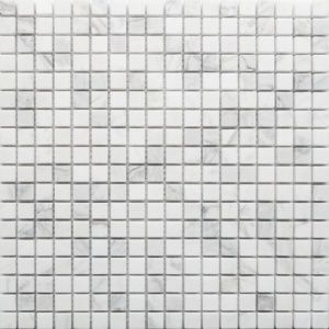 Мозаика Dolomiti Blanco 305x305x4 полированная белая