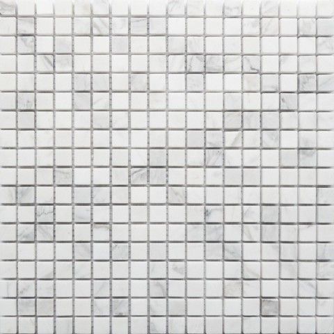 Мозаика Dolomiti Blanco 305x305x4 матовая белая